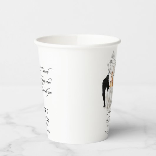 Gobelets En Papier Funny Cannoli Mariage italien (Gauche)