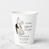 Gobelets En Papier Funny Cannoli Mariage italien (Recto)