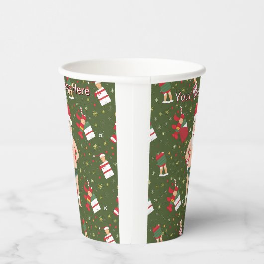 Gobelets En Papier Funny Dirty Père Noël Collection de Noël Coupes en (Droite)