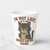 Gobelets En Papier Funny Grumpy Cat Paper Cup Wrap (Recto)