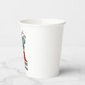 Gobelets En Papier Funny Monkey Couple Valentine's Day (Gauche)