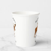 Gobelets En Papier Funny moose (Droite)