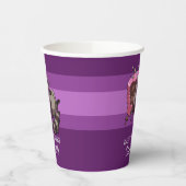 Gobelets En Papier Funny Raccoon Joyeux Anniversaire Ajouter Votre No (Gauche)