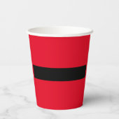 Gobelets En Papier Funny rouge Noël Père Noël coutume (Verso)