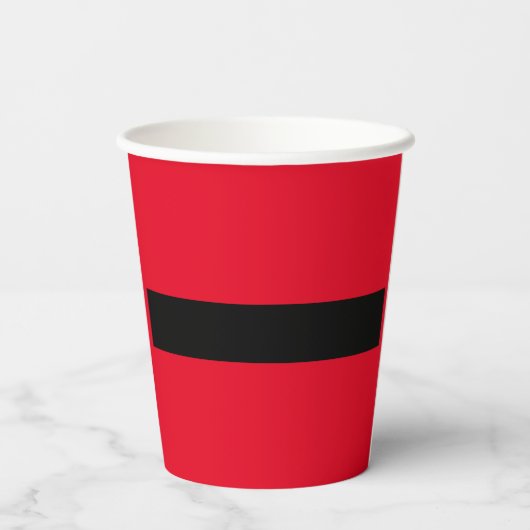 Gobelets En Papier Funny rouge Noël Père Noël coutume (Verso)