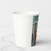 Gobelets En Papier Funny Sloth Gym Motivation Poster - Slow Progress  (Droite)