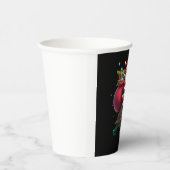 Gobelets En Papier Funny Turtle Christmas Santa Riding Sea Turtle Xma (Droite)