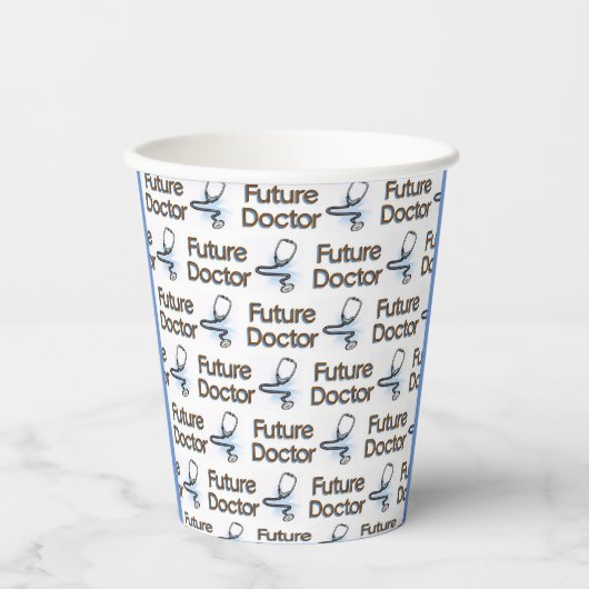 Gobelets En Papier Futur médecin (Recto)