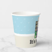 Gobelets En Papier Future Chimiste's Blocks Paper Cup (Recto)