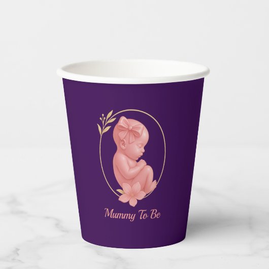 Gobelets en Papier - Future Maman (Recto)