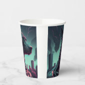 Gobelets En Papier Futuriste Grande Danse Le compagnon robotique (Gauche)