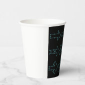 Gobelets En Papier Futuristic Tech Arrow Circuit Design (Droite)