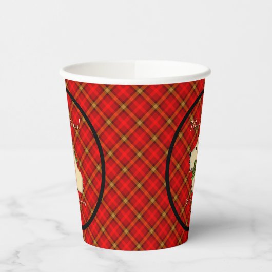 Gobelets En Papier Fuzzy Wuzzy Scottish Guard (Personnalisé) (Gauche)