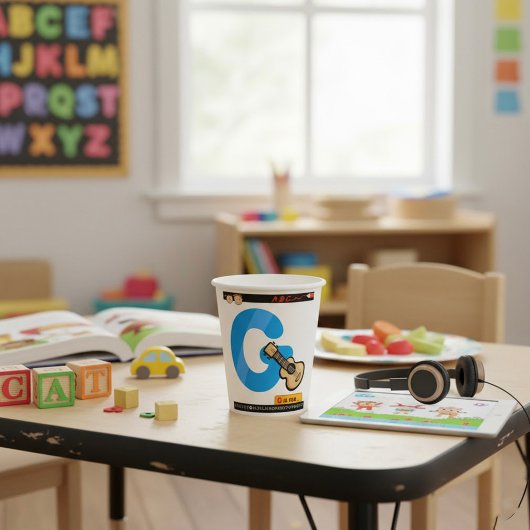 Gobelets En Papier G est pour la guitare