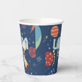 Gobelets En Papier Galaxy Espace extra-atmosphérique Anniversaire de  (Gauche)