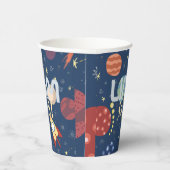 Gobelets En Papier Galaxy Espace extra-atmosphérique Anniversaire de  (Droite)