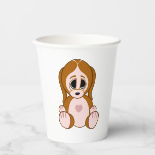 Gobelets En Papier Galets des tasses de papier chiot