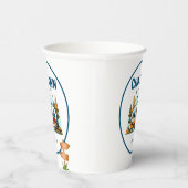 Gobelets En Papier Garçons Camper vintage camping extérieur (Droite)