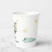 Gobelets En Papier Garçons Cool Moderne Anniversaire Thème Avion Colo (Gauche)