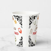 Gobelets En Papier Garçons Mon premier rodéo Cowboy 1er anniversaire (Droite)