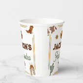 Gobelets En Papier Garçons Mon premier rodéo Cowboy 1er anniversaire (Droite)