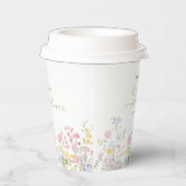 Gobelets En Papier Garden Boho Wildflowers Bridal shower (Droite)