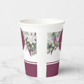Gobelets En Papier Gardenia / Snapdragon Mariage Purple Paper Cup (Gauche)