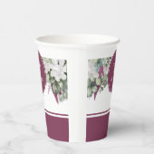 Gobelets En Papier Gardenia / Snapdragon Mariage Purple Paper Cup (Droite)