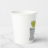 Gobelets En Papier Gardez vos dents propres (Recto)