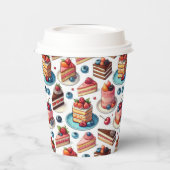 Gobelets En Papier Gâteau dans votre visage (Gauche)