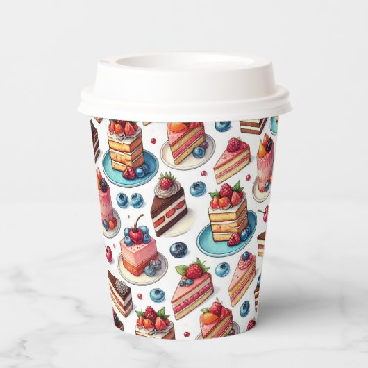 Gobelets En Papier Gâteau dans votre visage (Verso)