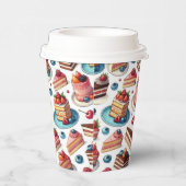 Gobelets En Papier Gâteau dans votre visage (Droite)