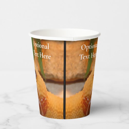 Gobelets En Papier Gecko jaune léopard (Droite)