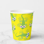 Gobelets En Papier Gecko Lizards Anniversaire Fête Cute Kids Cuttes P (Recto)
