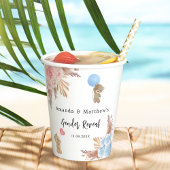 Gobelets En Papier Genre révéler la fête pampas en peluche ours garço