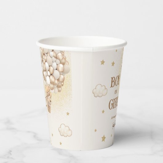 Gobelets En Papier Genre Révéler Ours Boho (Droite)