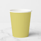 Gobelets En Papier Gentle Warm Yellow Paper Cups (Verso)