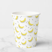 Gobelets En Papier Geometric Bananas (Recto)