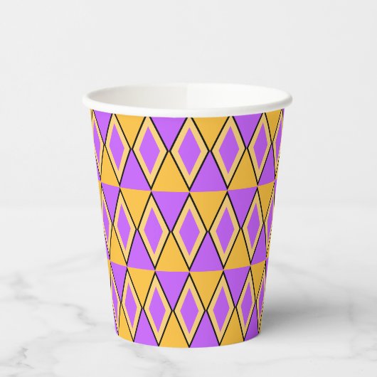 Gobelets En Papier Geometric Pattern (Gauche)