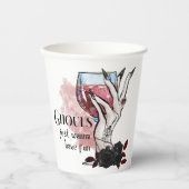 Gobelets En Papier Ghouls veut juste s'amuser Halloween (Recto)