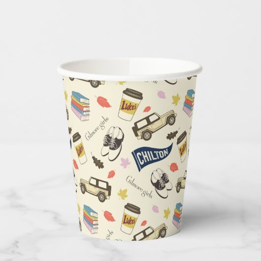 Gobelets En Papier Gilmore Girls Chilton Fall Pattern (Gauche)