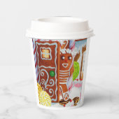 Gobelets En Papier GINGERBREAD MAN Tasses en papier (Verso)