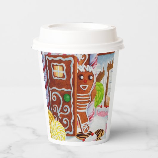 Gobelets En Papier GINGERBREAD MAN Tasses en papier (Recto)