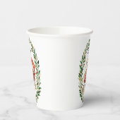 Gobelets En Papier Giraffe mignonne dans le Baby shower d'hiver de Ca (Gauche)