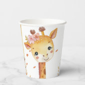 Gobelets En Papier "Giraffe Party Paper Cup" (Verso)