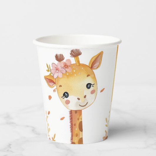 Gobelets En Papier "Giraffe Party Paper Cup" (Recto)
