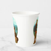 Gobelets En Papier Girl and Mountain Dog Adventure Illustration (Droite)