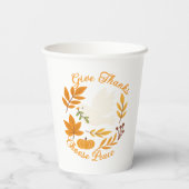 Gobelets En Papier 'Give Thanks, Choose Peace' Paper cup (Verso)