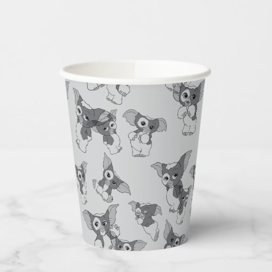 Gobelets En Papier Gizmo | Motif noir et blanc (Gauche)