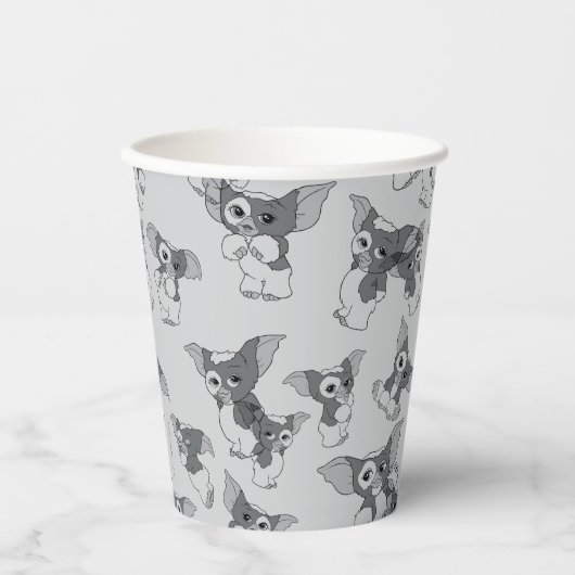 Gobelets En Papier Gizmo | Motif noir et blanc (Recto)